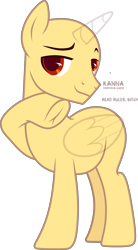 Size: 1271x2310 | Tagged: safe, artist:teepew, oc, oc only, species:alicorn, species:pony, (male) base, alicorn oc, bald, base, frog (hoof), horn, raised hoof, simple background, smiling, solo, transparent background, underhoof, wings