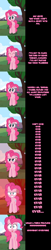 Size: 1000x4892 | Tagged: safe, artist:undead-niklos, character:pinkie pie, species:earth pony, species:pony, comic:pinkie pie says goodnight, g4, comic, female, mare, photoshop, pink text, pinkie promise