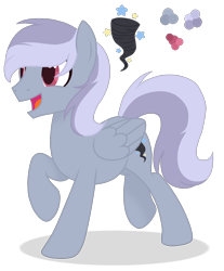 Size: 1200x1450 | Tagged: safe, artist:magicuniclaws, base used, oc, parent:spitfire, parent:trixie, species:pegasus, species:pony, g4, magical lesbian spawn, male, offspring, parents:trixfire, simple background, solo, stallion, transparent background