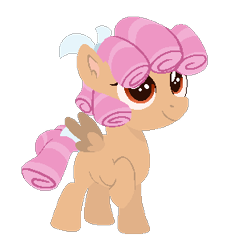 Size: 282x312 | Tagged: safe, artist:echabi, oc, oc only, oc:grape wine, species:pegasus, species:pony, g4, female, filly, simple background, solo, transparent background