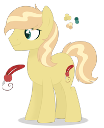 Size: 2300x2814 | Tagged: safe, artist:magicuniclaws, base used, oc, oc only, parent:braeburn, parent:mayor mare, species:earth pony, species:pony, g4, male, offspring, parents:mayorburn, simple background, solo, stallion, transparent background