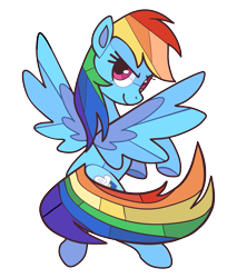 Size: 1209x1419 | Tagged: safe, artist:sunbusting, part of a set, character:rainbow dash, species:pegasus, species:pony, g4, backwards cutie mark, female, looking back, mare, simple background, solo, spread wings, stained glass, transparent background, white background, wings