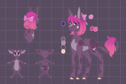 Size: 3015x2000 | Tagged: safe, artist:moonwolf96, oc, oc:marietta, species:cow, g4, cow pony, female, reference sheet, solo