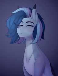 Size: 1280x1687 | Tagged: safe, artist:moonwolf96, oc, species:pony, g4, bust, female, mare, portrait, smiling, solo