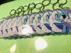Size: 4032x3024 | Tagged: safe, artist:sakukitty, character:trixie, g4, acrylic charm, irl, photo, swag