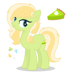 Size: 1280x1280 | Tagged: safe, artist:magicuniclaws, oc, oc:keylime pie, parent:cup cake, parent:pear butter, parents:buttercake, species:earth pony, species:pony, g4, female, magical lesbian spawn, mare, offspring, simple background, solo, transparent background