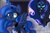 Size: 3600x2400 | Tagged: safe, artist:sakukitty, character:nightmare moon, character:princess luna, species:alicorn, species:pony, g4, clothing, colored pupils, crown, ethereal mane, frown, hoof shoes, jewelry, necklace, night, night sky, patreon, peytral, raised hoof, regalia, sharp teeth, shoes, signature, sky, slit eyes, slit pupils, smiling, spread wings, stars, wings
