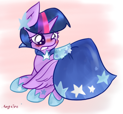 Size: 456x424 | Tagged: safe, artist:anggrc, character:twilight sparkle, character:twilight sparkle (alicorn), species:alicorn, species:pony, blushing, clothing, cute, dress, female, gala dress, mare, solo, twiabetes