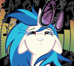 Size: 5100x4528 | Tagged: safe, artist:qtmarx, character:dj pon-3, character:vinyl scratch, absurd resolution, broken, crying, glasses, orgasm