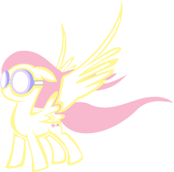 Size: 7315x7229 | Tagged: safe, artist:finalflutter, character:fluttershy, absurd resolution, goggles, simple background, transparent background, vector