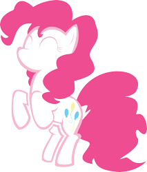 Size: 4000x4703 | Tagged: safe, artist:finalflutter, character:pinkie pie, species:pony, absurd resolution, female, simple background, solo, transparent background, vector