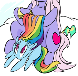 Size: 5400x5281 | Tagged: safe, artist:horny-eunuchorn, character:rainbow dash, absurd resolution, baby, cloudsdale, wingding eyes, young