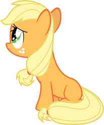 Size: 8284x10000 | Tagged: safe, artist:teiptr, character:applejack, absurd resolution, simple background, transparent background, vector