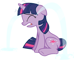 Size: 4000x3279 | Tagged: safe, artist:stardustxiii, character:twilight sparkle, crying, female, ocular gushers, sad, simple background, sitting, solo, transparent background, vector