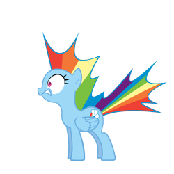 Size: 6000x6000 | Tagged: safe, artist:geonine, character:rainbow dash, absurd resolution, simple background, surprised, transparent background, vector
