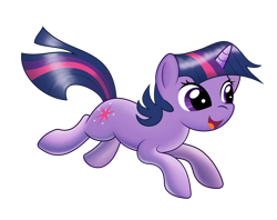 Size: 3763x2985 | Tagged: safe, artist:tgolyi, character:twilight sparkle, female, filly, high res, running, simple background, solo, transparent background, vector