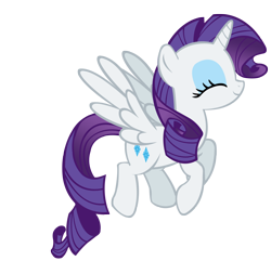 Size: 1912x1843 | Tagged: safe, artist:purplefairy456, character:rarity, species:alicorn, species:pony, alicornified, eyes closed, female, mare, race swap, raricorn, simple background, solo, transparent background, vector