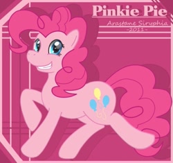 Size: 669x629 | Tagged: safe, artist:arastane-siryphia, character:pinkie pie, female, solo