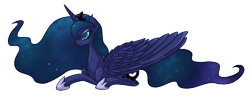 Size: 1000x389 | Tagged: safe, artist:fallenzephyr, character:princess luna, animated, female, solo