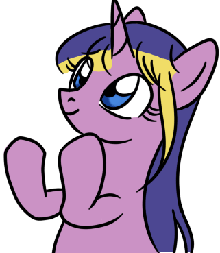 Size: 321x369 | Tagged: safe, artist:taligintou, oc, oc only, oc:princess twila, parent:prince blueblood, parent:twilight sparkle, parents:twiblood, animated, clapping, clapping ponies, offspring, solo