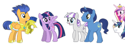 Size: 2500x894 | Tagged: safe, artist:rebron-y, character:flash sentry, character:night light, character:princess cadance, character:shining armor, character:twilight sparkle, character:twilight sparkle (alicorn), character:twilight velvet, species:alicorn, species:pony, ship:flashlight, ship:nightvelvet, ship:shiningcadance, female, husband and wife, male, mare, shipping, simple background, straight, transparent background, vector