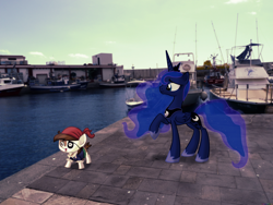 Size: 2560x1920 | Tagged: safe, artist:colorfulbrony, character:pipsqueak, character:princess luna, irl, photo, ponies in real life