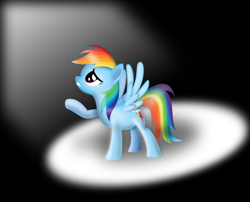Size: 1829x1480 | Tagged: safe, artist:tgolyi, character:rainbow dash, black background, female, simple background, solo, svg, vector