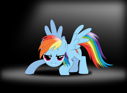 Size: 1900x1402 | Tagged: safe, artist:tgolyi, character:rainbow dash, black background, female, simple background, solo, svg, vector