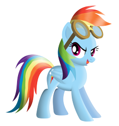 Size: 2999x3158 | Tagged: safe, artist:tgolyi, character:rainbow dash, female, goggles, high res, simple background, solo, transparent background
