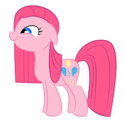 Size: 3333x3333 | Tagged: safe, artist:shadowdark3, character:pinkamena diane pie, character:pinkie pie, .svg available, female, high res, solo, vector