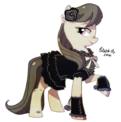 Size: 1171x1180 | Tagged: safe, artist:cuteskitty, character:octavia melody, clothing, dress, female, simple background, solo, transparent background
