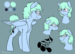 Size: 1280x920 | Tagged: safe, artist:spiritcookie, oc, oc only, species:pegasus, species:pony, glasses, solo