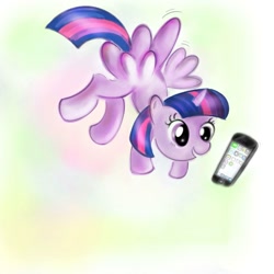 Size: 800x800 | Tagged: safe, artist:milanoss, character:twilight sparkle, character:twilight sparkle (alicorn), species:alicorn, species:pony, female, iphone, mare, phone, pun, solo