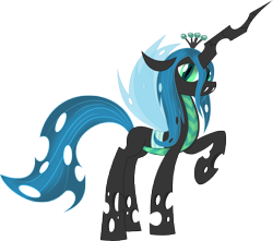 Size: 10000x8848 | Tagged: dead source, safe, artist:qcryzzy, character:queen chrysalis, species:changeling, absurd resolution, changeling queen, female, solo