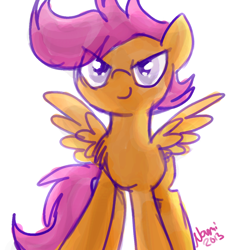Size: 900x953 | Tagged: safe, artist:namiwami, character:scootaloo, female, solo