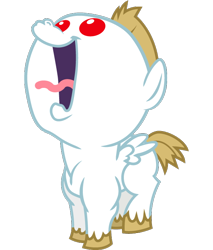 Size: 576x677 | Tagged: safe, artist:ah-darnit, character:bulk biceps, species:pony, baby, baby pony, colt, foal, male, simple background, solo, transparent background, vector, younger