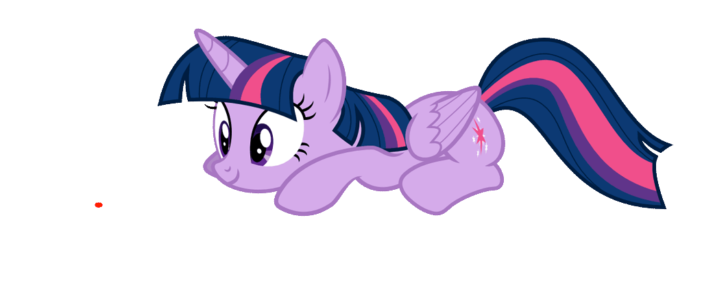 Size: 1024x410 | Tagged: safe, artist:bipole, artist:geonine, character:twilight sparkle, character:twilight sparkle (alicorn), species:alicorn, species:pony, animated, behaving like a cat, female, laser pointer, mare, prone, smiling, solo, twilight cat