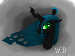 Size: 2480x1848 | Tagged: safe, artist:winterdominus, character:queen chrysalis, female, portrait, solo