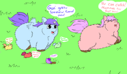 Size: 896x527 | Tagged: safe, artist:buwwito, species:alicorn, species:pony, crying, fluffy family, fluffy pony, fluffy pony foals, hugbox, playing tag