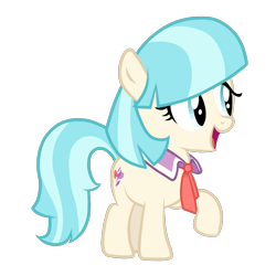 Size: 1800x1800 | Tagged: safe, artist:posey-11, character:coco pommel, cocobetes, cute, female, filly, simple background, solo, transparent background, vector, weapons-grade cute, younger