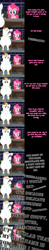 Size: 1000x5114 | Tagged: safe, artist:undead-niklos, character:bulk biceps, character:pinkie pie, comic:pinkie pie says goodnight, blushing, comic, pink text
