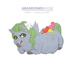 Size: 709x567 | Tagged: safe, artist:fwufee, abandoned angel, author:spaghettidave, fluffy pony, fluffy pony foals
