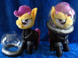 Size: 2011x1504 | Tagged: safe, artist:cryptic-enigma, character:scootaloo, astronaut, irl, photo, plushie, solo, space suit