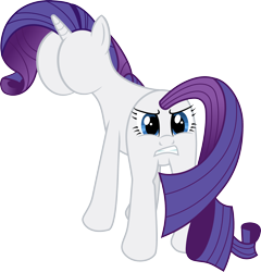 Size: 2266x2365 | Tagged: safe, artist:crunchnugget, character:rarity, species:pony, species:unicorn, buttface, evil twin, face, female, funny, funny porn, high res, plot, simple background, solo, transparent background, wat, what has science done
