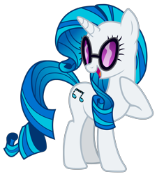 Size: 7200x8000 | Tagged: safe, artist:blanishna, character:dj pon-3, character:rarity, character:vinyl scratch, absurd resolution, alternate hairstyle, fusion, recolor