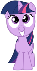 Size: 2000x3800 | Tagged: safe, artist:blanishna, character:twilight sparkle, cute, female, filly, grin, happy, high res, smiling, solo, twiabetes