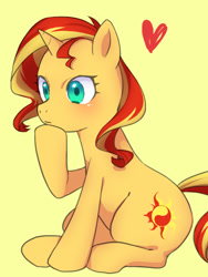 Size: 600x800 | Tagged: safe, artist:kona1025, character:sunset shimmer, species:pony, species:unicorn, female, pixiv, solo