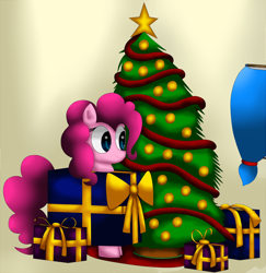 Size: 1498x1538 | Tagged: safe, artist:king-sombrero, character:pinkie pie, christmas, female, solo