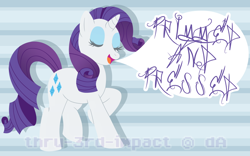 Size: 1440x900 | Tagged: safe, artist:mintystitch, character:rarity, female, solo