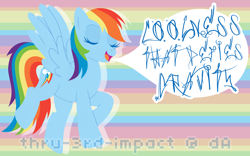 Size: 1440x900 | Tagged: safe, artist:mintystitch, character:rainbow dash, female, solo